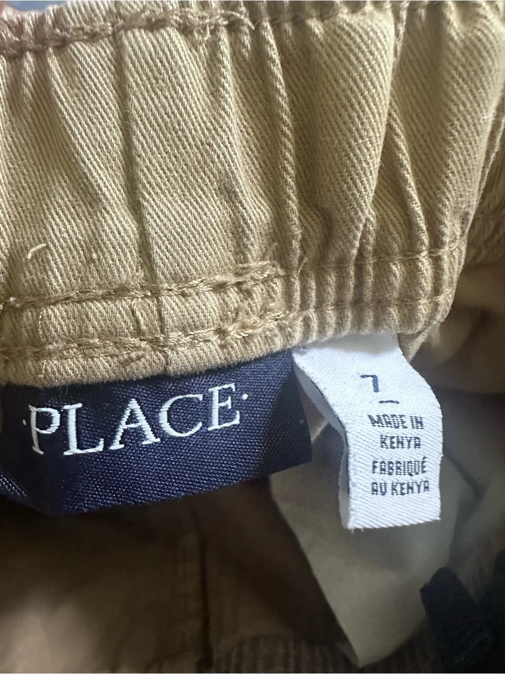 The Children's Place Boys Khaki & Charcoal Cargo Pants - 3-Pack